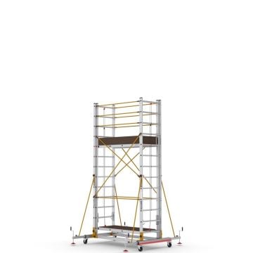 Çağsan Telesafe XL İki Parçalı Alüminyum İskele 2x11 Basamaklı - S006_XLN