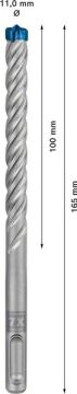 Bosch Kırıcı Delici Uç SDS-Plus-7X Expert 11x165 mm (1 Adet) - 2608900105