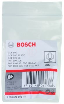 Bosch Freze Uyumlu Penset/Somun Ø8 mm 19 mm - 2608570102