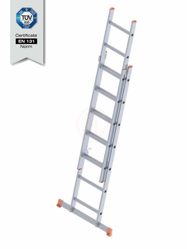 Saraylı Endüstriyel Merdiven Sürgülü 2x7 Basamaklı 386 Cm