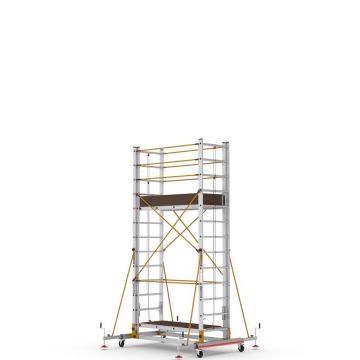 Çağsan Telesafe XL İki Parçalı Alüminyum İskele 2x13 Basamaklı - S007_XLN