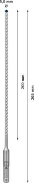 Bosch Kırıcı Delici Uç SDS-Plus-7X Expert 5x265 mm (1 Adet) - 2608900062