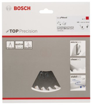 Bosch Daire Testere Bıçağı Best For Wood 165x20 mm 32 Diş - 2608642386