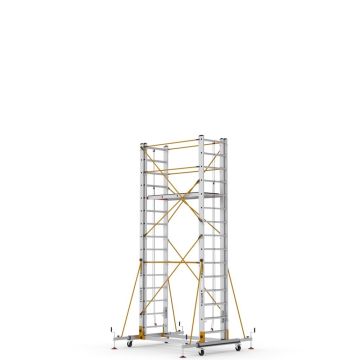 Çağsan Telesafe İki Parçalı Alüminyum İskele 2x15 Basamaklı - S008_XL_FP