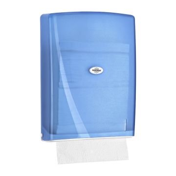 Rulopak Modern Z Katlama Kağıt Havlu Dispenseri 400 Lü Transparan Mavi