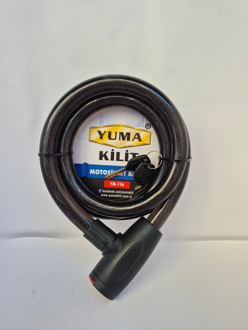 Yuma Kilit Motosiklet Kilidi 20 Mm 150 Cm