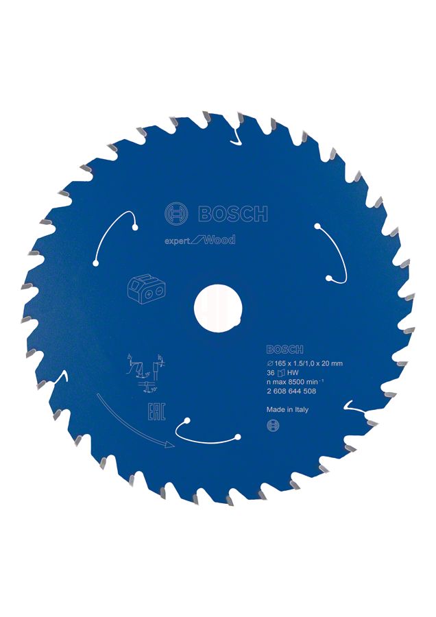 Bosch Daire Testere Bıçağı Expert For Wood 165x20 mm 36 Diş (1,5/1,0 mm) - 2608644508