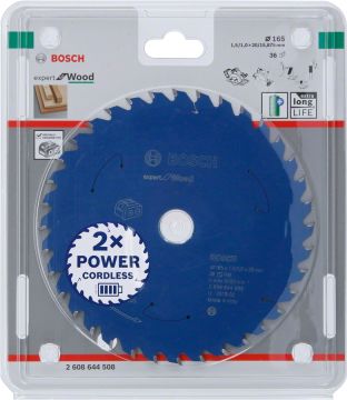 Bosch Daire Testere Bıçağı Expert For Wood 165x20 mm 36 Diş (1,5/1,0 mm) - 2608644508