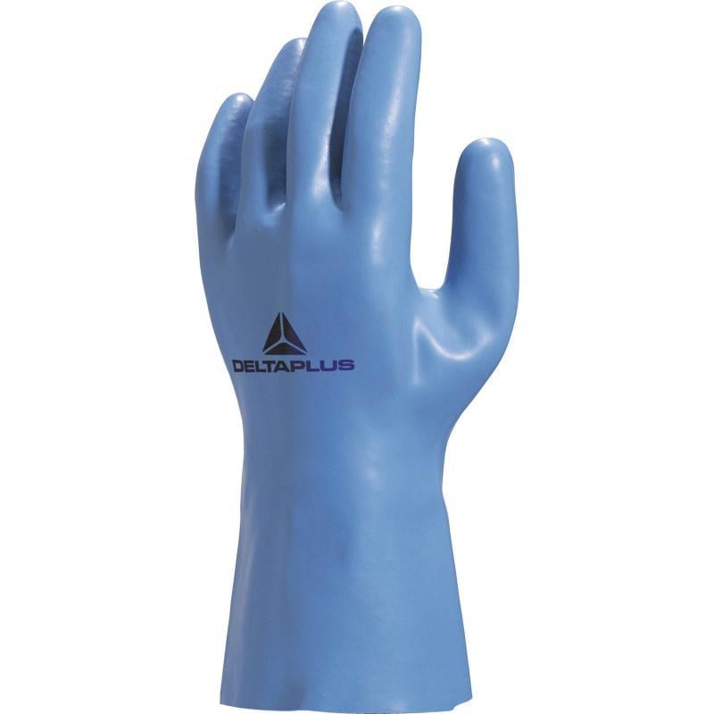 Delta Plus Venizette İnterlok Pamuk Lateks Eldiven 30 Cm Mavi No 6/7