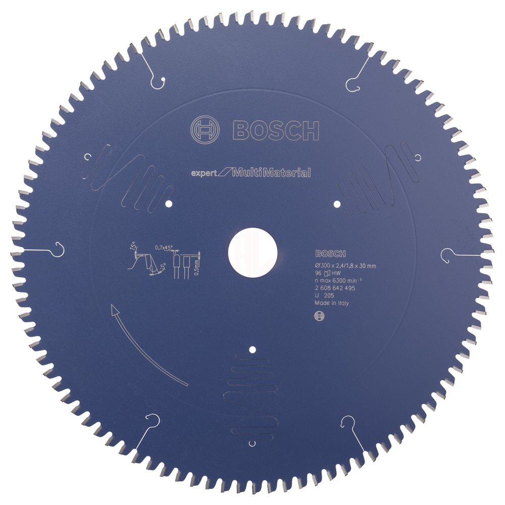Bosch Daire Testere Bıçağı Expert For MultiMaterial 300x30 mm 96 Diş - 2608642495