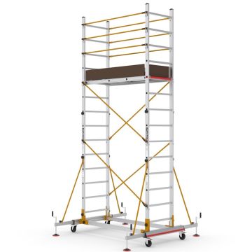 Çağsan Modüler Alüminyum İskele 2x7 Basamaklı - SM460