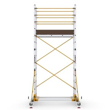 Çağsan Modüler Alüminyum İskele 2x7 Basamaklı - SM460