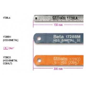 Beta Testere Laması HSS-BIMETAL 1728 BM