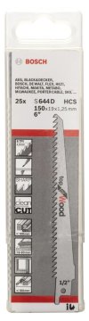 Bosch Panter Testere Bıçağı Top For Wood S 644 D 150 mm (25 Adet) - 2608650464