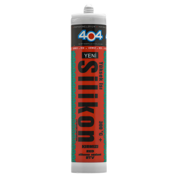 404 Isı Silikon Kırmızı 310 ML
