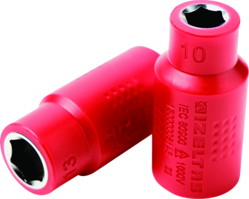 İzeltaş Altı Köşe Lokma Anahtar 1/2 İnç 1000V 19 mm