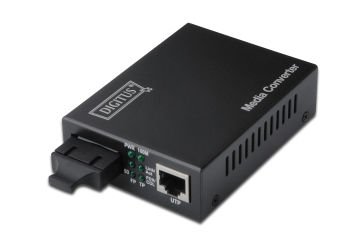 Assmann Digitus Media/Rate Converter, 10/100Base-Tx - 100Base-Fx (Singlemode 20 Km, Sc)