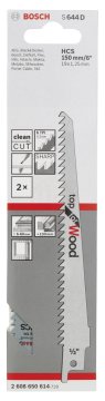 Bosch Panter Testere Bıçağı Top For Wood S 644 D 150 mm (2 Adet) - 2608650614