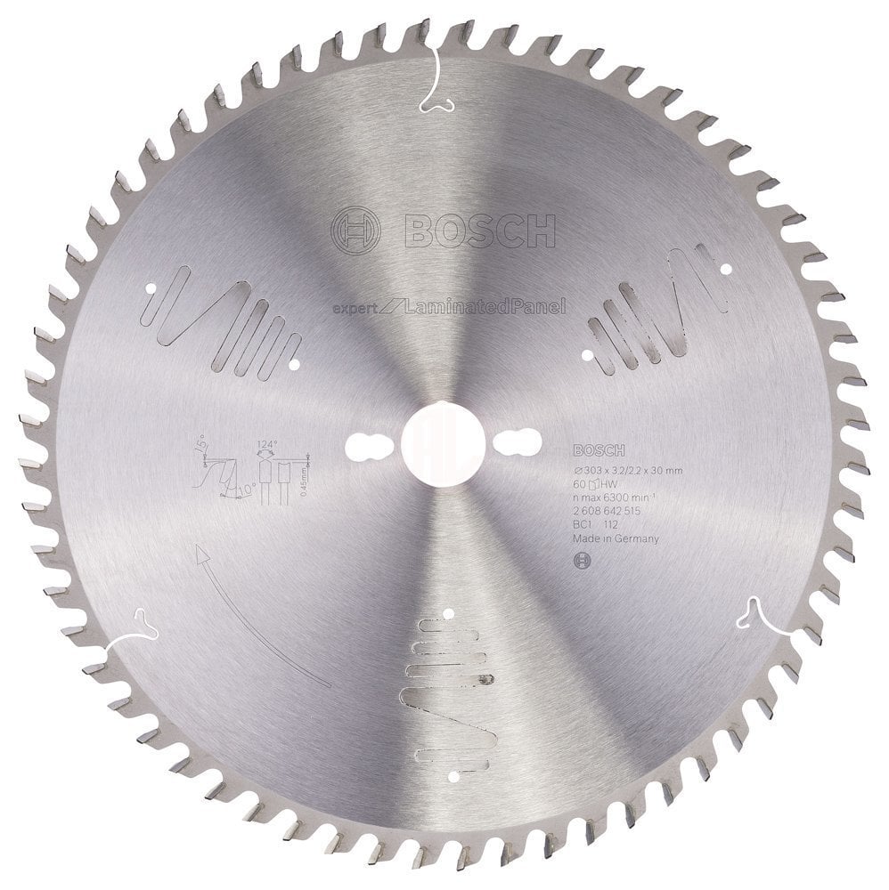 Bosch Daire Testere Bıçağı Expert For LaminatedPanel 300x30 mm 60 Diş - 2608642515