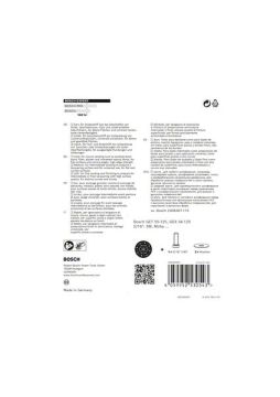 Bosch Sistem Aksesuarı / Expert Zımpara Tabanı ÇD-O 125 mm (GET55-125) - 2608900004