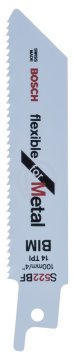 Bosch Panter Testere Bıçağı Flexible For Metal S 522 BF 100 mm (2 Adet) - 2608656269