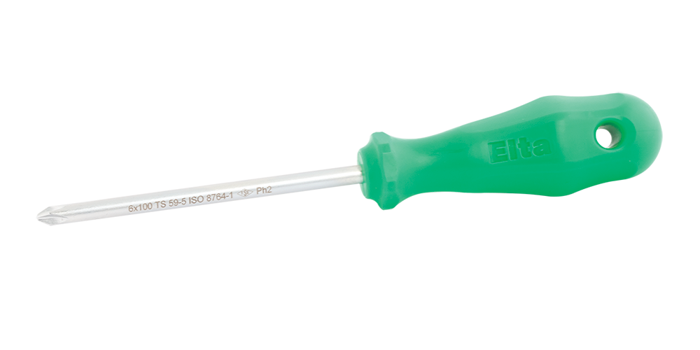 Elta Yıldız Uçlu Tornavida Opak Seri 6X100 Mm
