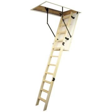 Çağsan Ahşap Katlanır Çatı Merdiveni 11 Basamaklı 60x110 Cm - ÇM01 (60x110)