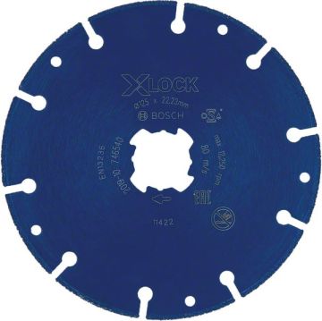 Bosch X-Lock Metal Kesme Diski Diamond Metal Wheel 125x22,23 mm - 2608900533