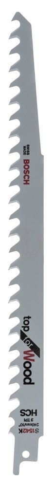 Bosch Panter Testere Bıçağı Top For Wood S 1542 K 240 mm (5 Adet) - 2608650682