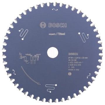 Bosch Daire Testere Bıçağı Expert For Steel 184x20 mm 48 Diş - 2608643055