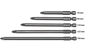 Ceta Form 1/4 İnç Yıldız Bits Uç Ph2 X 90 Mm