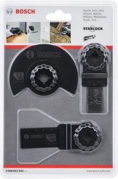 Bosch Starlock Aksesuarı / Starlock Testere BFW Seti (3 Parça) - 2608662343