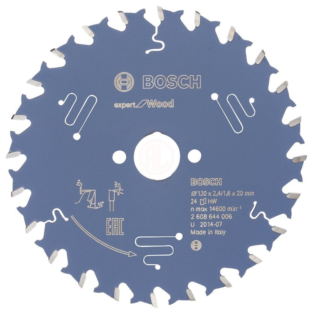 Bosch Daire Testere Bıçağı Expert For Wood 130x20 mm 24 Diş - 2608644006