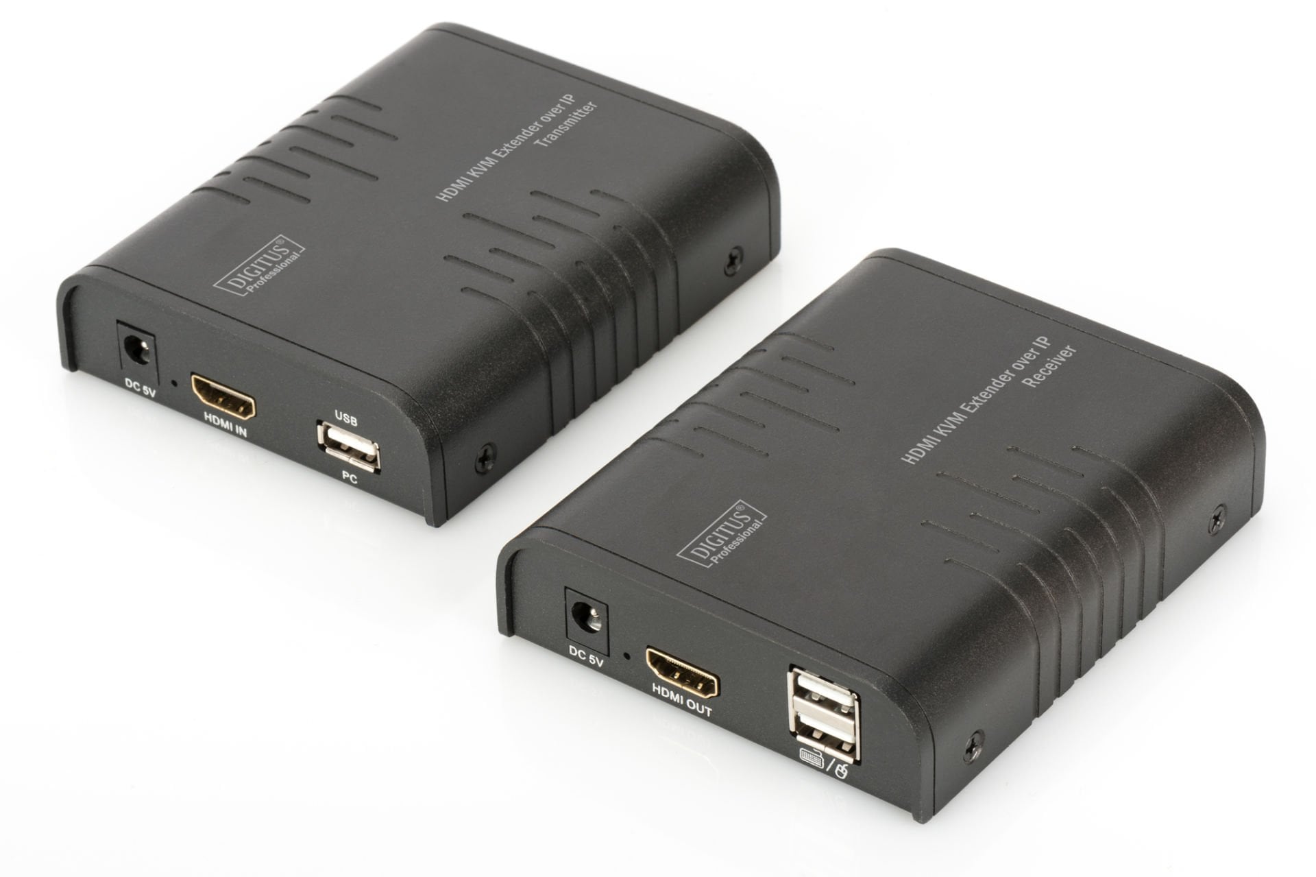 Assmann Digitus Ip Hdmı Kvm (Keyboard/Video Monitor/Mouse) Sinyal Uzatma Cihazı, Alıcı (Receiver) Ve Verici (Transmitter) Birim Dahil, 120 Mt, Usb Konsol, Maksimum Çözünürlük 1080P