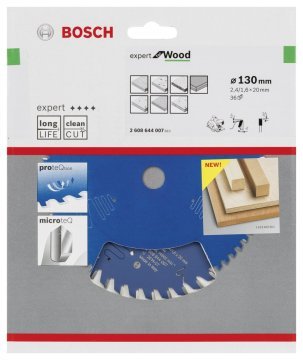 Bosch Daire Testere Bıçağı Expert For Wood 130x20 mm 36 Diş - 2608644007