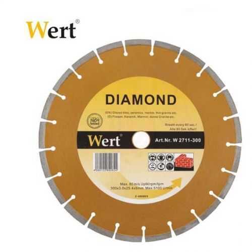 Wert 2711-150 Granit Mermer Elmas Testere (150mm)