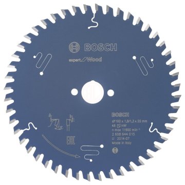 Bosch Daire Testere Bıçağı Expert For Wood 160x20 mm 48 Diş (1,8/1,3 mm) - 2608644015