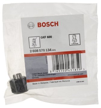 Bosch Freze GKF 600 İçin Penset Ø8 mm - 2608570134
