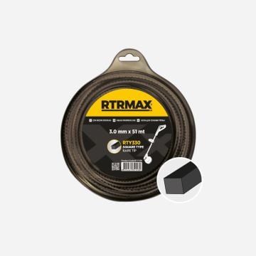 Rtrmax RTY330 Tırpan Misinası Siyah Kare 3.0Mm x 51M