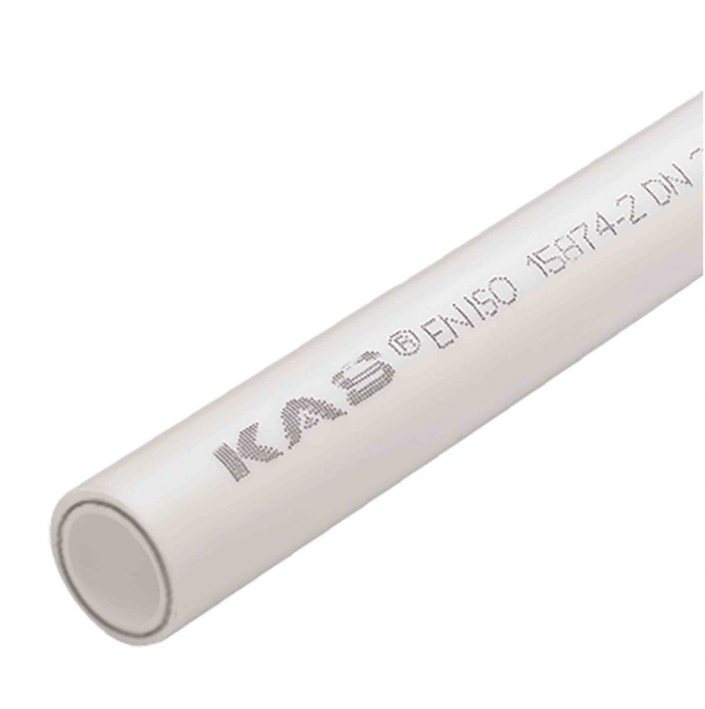 KAS PPRC Alüminyum Folyolu Boru Beyaz (PN25) 40 mm