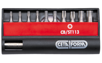 Ceta Form 11 Parça Torx Bits Uç Takımı 1/4 İnç Bits Tutucu İle