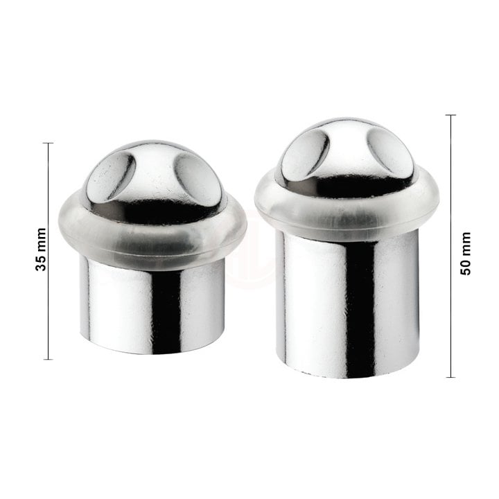 Ayder Contalı Kapı Tomponu 35 mm Krom - E 2601-1