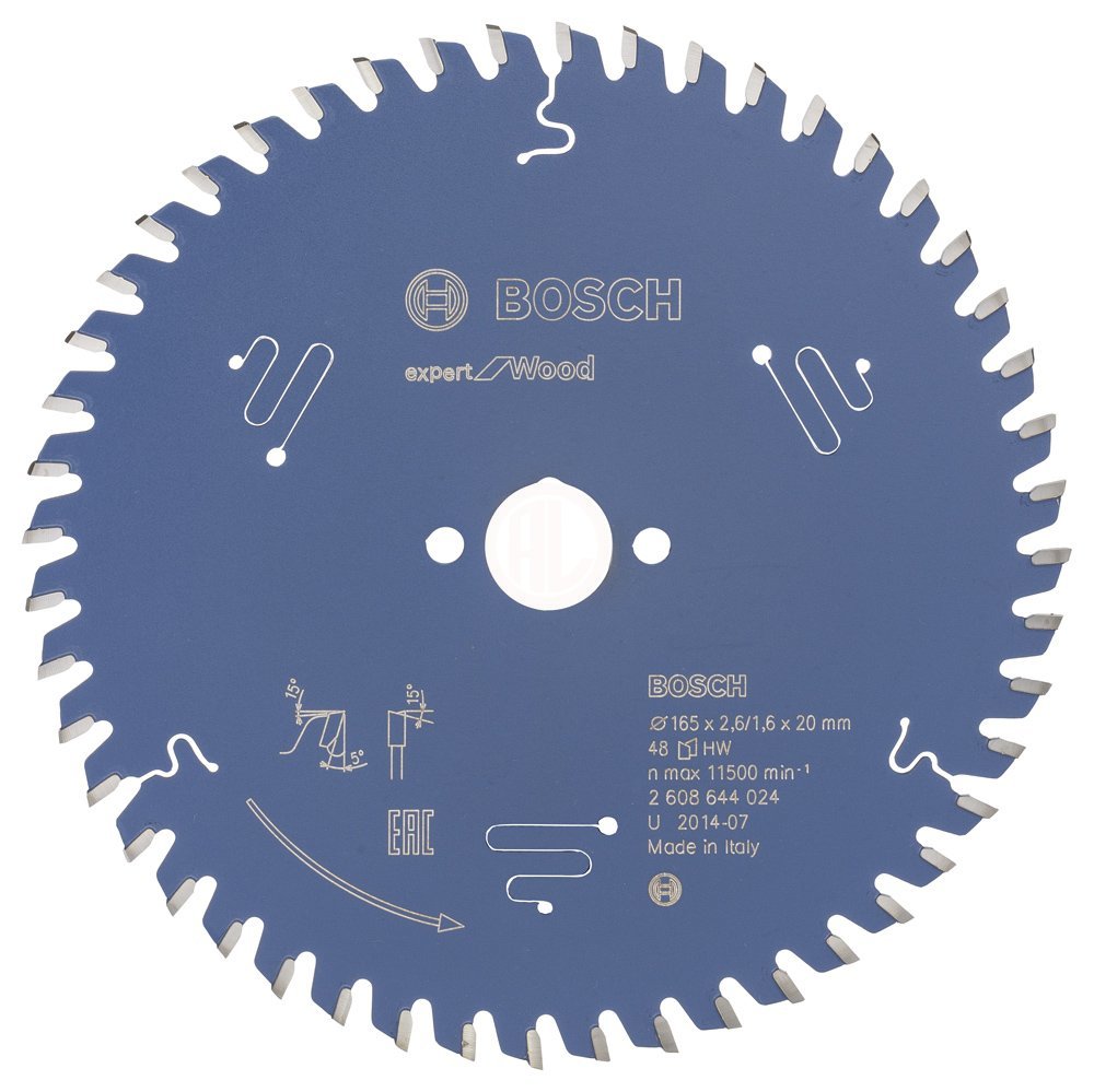 Bosch Daire Testere Bıçağı Expert For Wood 165x20 mm 48 Diş - 2608644024