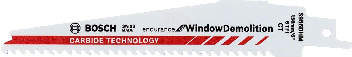 Bosch Panter Testere Bıçağı Endurance For Window Demolition S 956 DHM 150 mm (10 Adet) - 2608653142