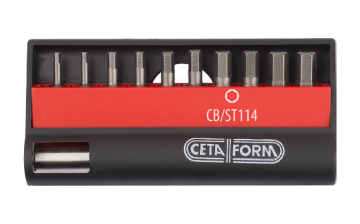 Ceta Form 11 Parça Allen Bits Uç Takımı 1/4 İnç Bits Tutucu İle