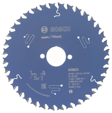 Bosch Daire Testere Bıçağı Expert For Wood 165x30 mm 36 Diş - 2608644026
