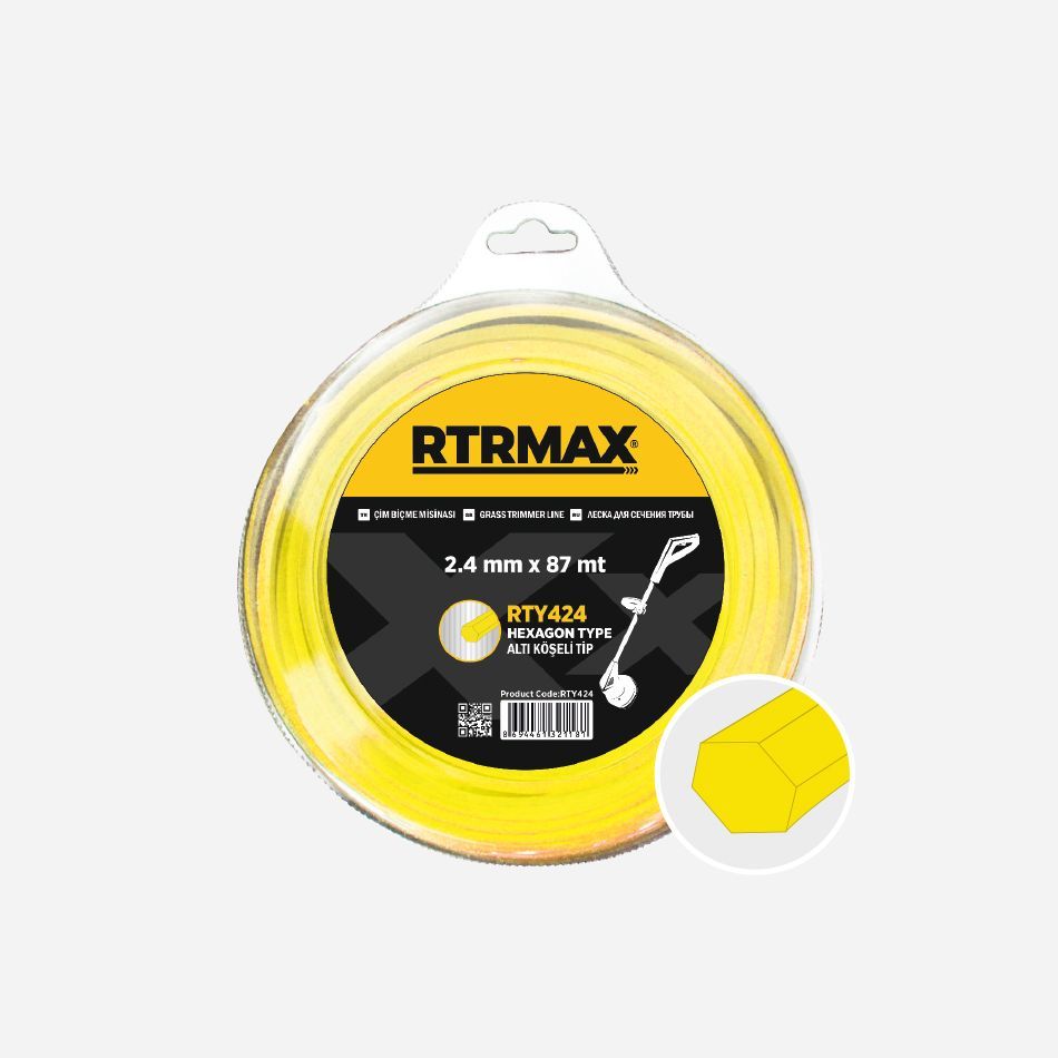 Rtrmax RTY440 Tırpan Misinası Sarı Altıgen 3.0Mm x 1100M