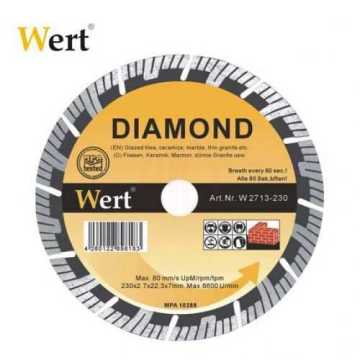 Wert 2713-230 Süper Turbo Elmas Testere (230mm)