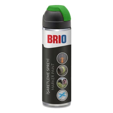 Brio İşaretleme Spreyi Endüstriyel 500 Ml Yeşil