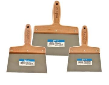 Duyar Finish Alçı Spatulası Ahşap Saplı 18 Cm